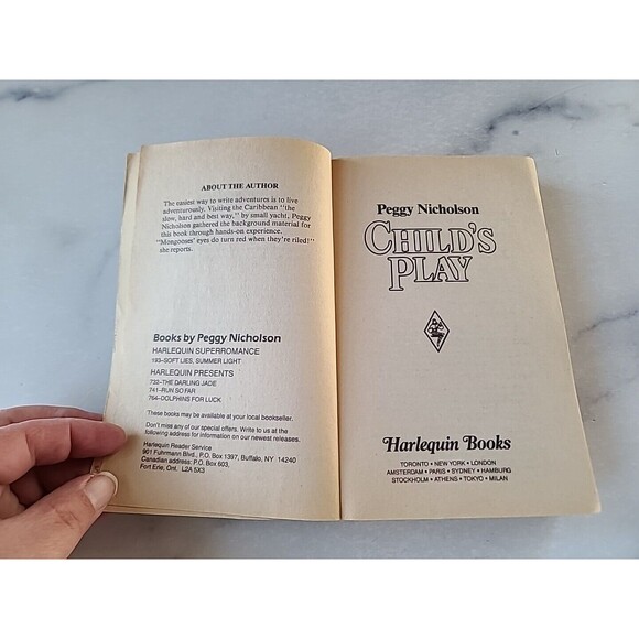 Child's Play By Peggy Nicholson Paperback - Picture 3 of 10